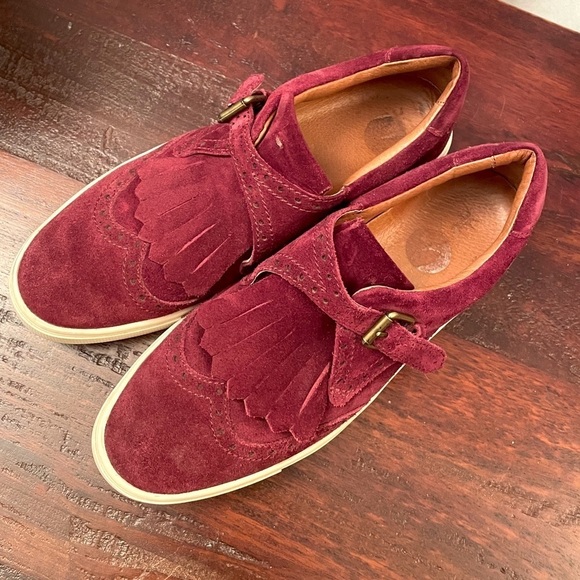 Frye Gemma Kiltie suede loafers size 7.5 - Picture 3 of 9